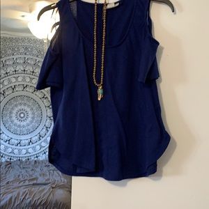 Belle du jour blue top